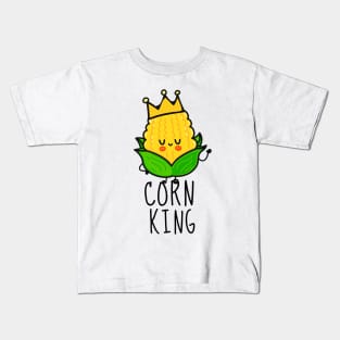 Corn King Funny Kids T-Shirt